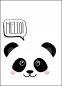 Preview: Posterkarte Fabsworld Hello Panda