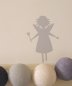 Preview: Lilipinso Wandsticker kleine Fee an der Wand