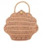 Preview: Olli Ella Rattan Tasche Muschel rosa