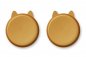 Preview: LIEWOOD Mae Kinder Teller 2er Set golden caramel