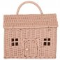 Preview: Olli Ella Rattan Korb Puppenhaus rosa