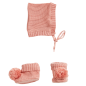 Preview: Olli Ella Dinkum Doll Snuggly Strick Set rosa