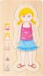 Preview: Small Foot Company Schichtenpuzzle Anatomie Mädchen