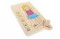 Preview: Small Foot Company Schichtenpuzzle Anatomie Mädchen