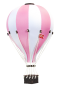 Preview: Super Balloon Deko Heißluftballon rosa weiß
