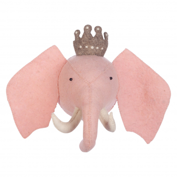 Kidsdepot Tierkopf Elefant rosa