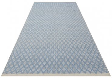 Kinderteppich 'Checky kleed' blau 70x140cm Kidsdepot