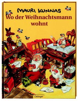 Kinderbuch 'Wo der Weihnachtsmann wohnt' Oetinger