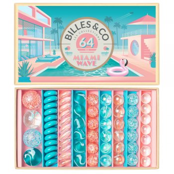 Billes & Co Murmel Box Miami Wave 64 Stück