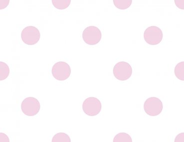 Raschtextil Kindertapete Punkte rosa weiß