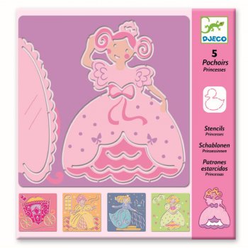 Schablonen 'Prinzessin' Djeco