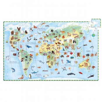 Djeco Puzzle Tiere der Erde 100 Teile