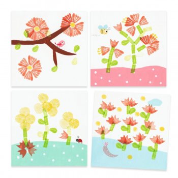 Djeco Stempel Set 3-6 Blumen