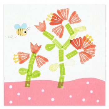 Djeco Stempel Set 3-6 Blumen