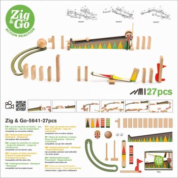 Djeco Zig & Go Kettenreaktionsspiel 27 Teile