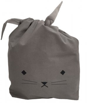 Fabelab Spielzeugsack Cuddly Cat dunkelgrau