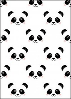 Posterkarte 'Panda' 15 x 10,5cm Fabsworld