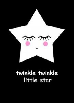 Posterkarte 'little star' 15 x 10,5cm Fabsworld