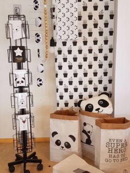 Posterkarte Fabsworld Hello Panda