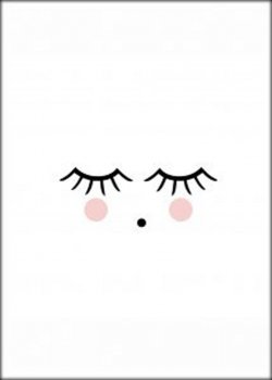 Poster 'Sleepy Eyes' 30 x 21cm Fabsworld