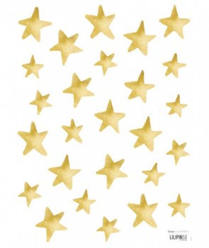 Wandsticker Set 'goldene Sterne' Lilipinso