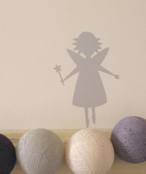 Lilipinso Wandsticker kleine Fee an der Wand