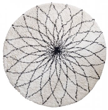 Kinderteppich 'Flower Power' Ø 110cm Kidsdepot