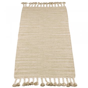 Teppich 'Fringes' natur 70x140cm Kidsdepot