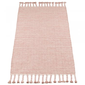 Kidsdepot Teppich Fringes rosa