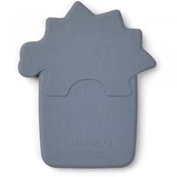 LIEWOOD Teether Spielzeughandy Dino blau