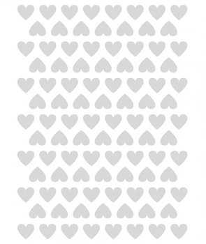 Wandsticker 'Herzen' grau Lilipinso