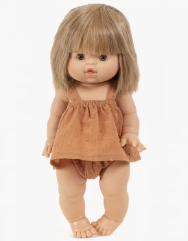 Minikane Puppenkleidungset Mila 2-teilig braun