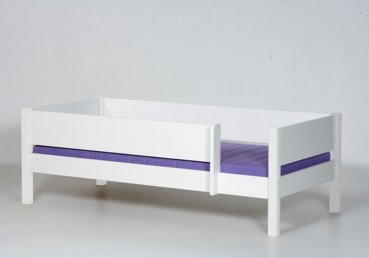 Manis-h halbhohes Hochbett weiß ohne Bettpfosten