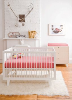 Babybett Sparrow weiß Oeuf im Babyzimmer