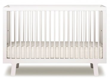 Oeuf Babybett Sparrow weiß 70 x 140cm