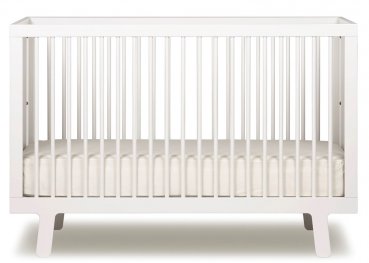 Oeuf Babybett Sparrow weiß 70 x 140cm