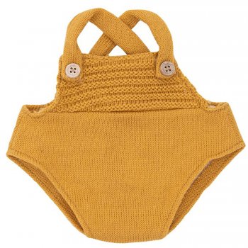 Olli Ella Dinkum Doll Romper mustard