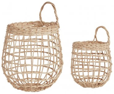 Olli Ella Rattan Korb Onion Basket 2er Set