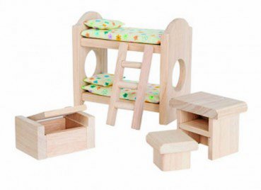 Plantoys Puppenhaus Kinderzimmer classic