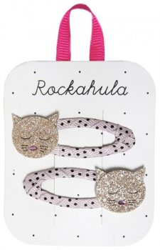Rockahula Haarspangen 2er Set Katzen