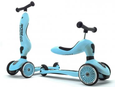 Scoot & Ride 2 in 1 Laufrad Roller Highwaykick 1 Blueberry