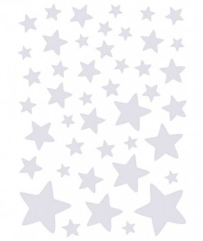 Lilipinso Wandsticker Sterne grau
