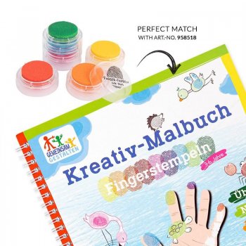 Trendhaus Fingerstempel Kreativ Malbuch