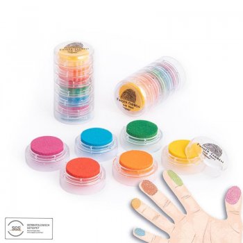 Trendhaus Fingerstempel Farben 6er Turm