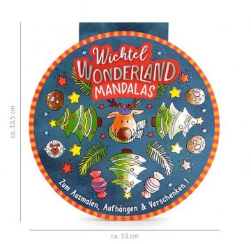 Trendhaus Wichtel Weihnachts Mandala Block