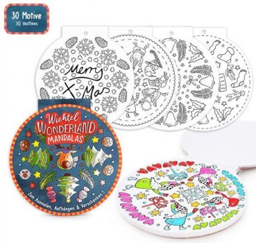 Trendhaus Wichtel Weihnachts Mandala Block