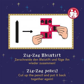 Trendhaus Magic Show Trick 2 Zig-Zag Bleistift