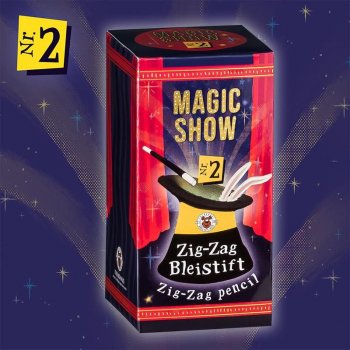 Trendhaus Magic Show Trick 2 Zig-Zag Bleistift