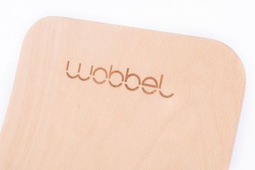 Wobbel Board transparent lackiert