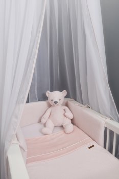Babys only Betthimmel rosa Detailaufnahme